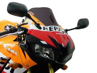 DENJAY Windschutzscheibe Schwarz Für CBR 900 / CBR954 RR 2002-2003 – Doppelblasen-Design, Besserer Windschutz