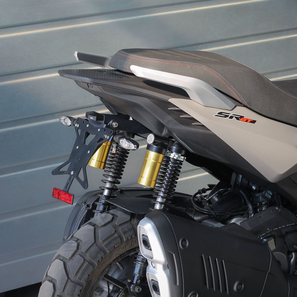 Kennzeichenträger Aprilia SR GT 400 ab 2026 MG-BikeTec Kennzeichenträger | Kurzes Heck