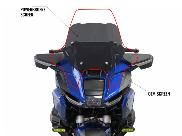 Adventure Sport Scheibe BMW R 1300 RT 2025+ 430mm hoch