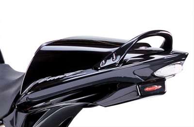 Motorrad-Windschutzscheibe Doppel-Bubble, Schwarz, Für Honda CBR1100XX 1996–2007 – Aus ABS