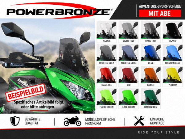 Adventure Sport Scheibe KAWASAKI VERSYS 1000 17-18 / VERSYS 650 17-21