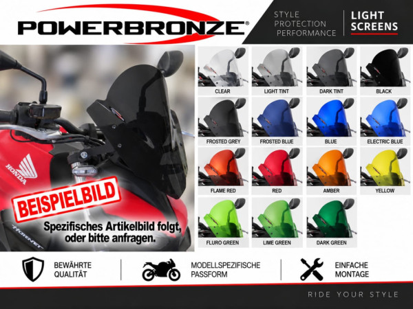 Windschild Scheinwerfer DUCATI DIAVEL 11-14 (360 MM HOCH)