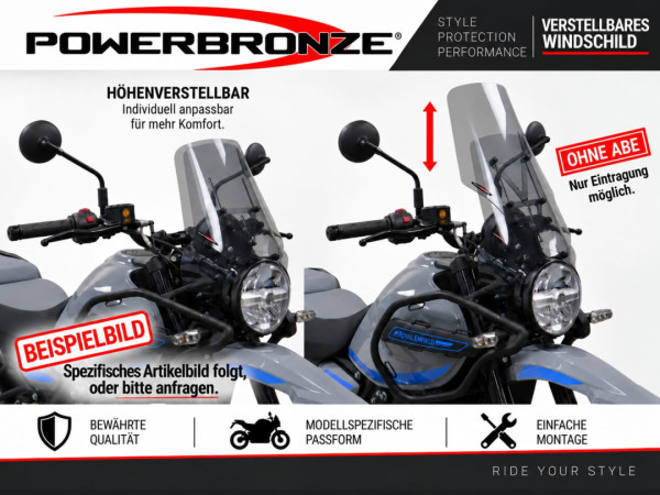 Verstellbares Windschild APRILIA TUAREG 660 22-26/TUAREG RALLY 25-26