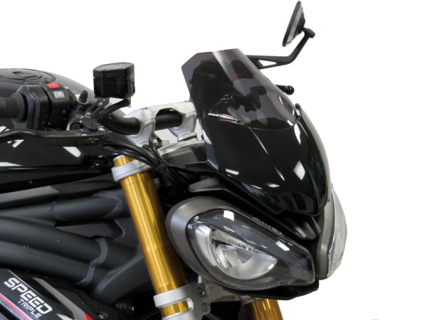 Windschild Scheinwerfer TRIUMPH Speed Triple 1200 RS 21+ / Street Triple R 23+ 160mm hoch